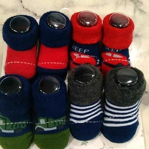 Baby  bootie sock 4 pk